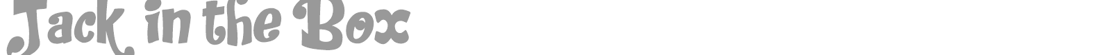 Jack in the Box font preview